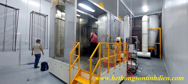 BUỒNG PHUN SƠN TĨNH ĐIỆN TỰ ĐỘNG